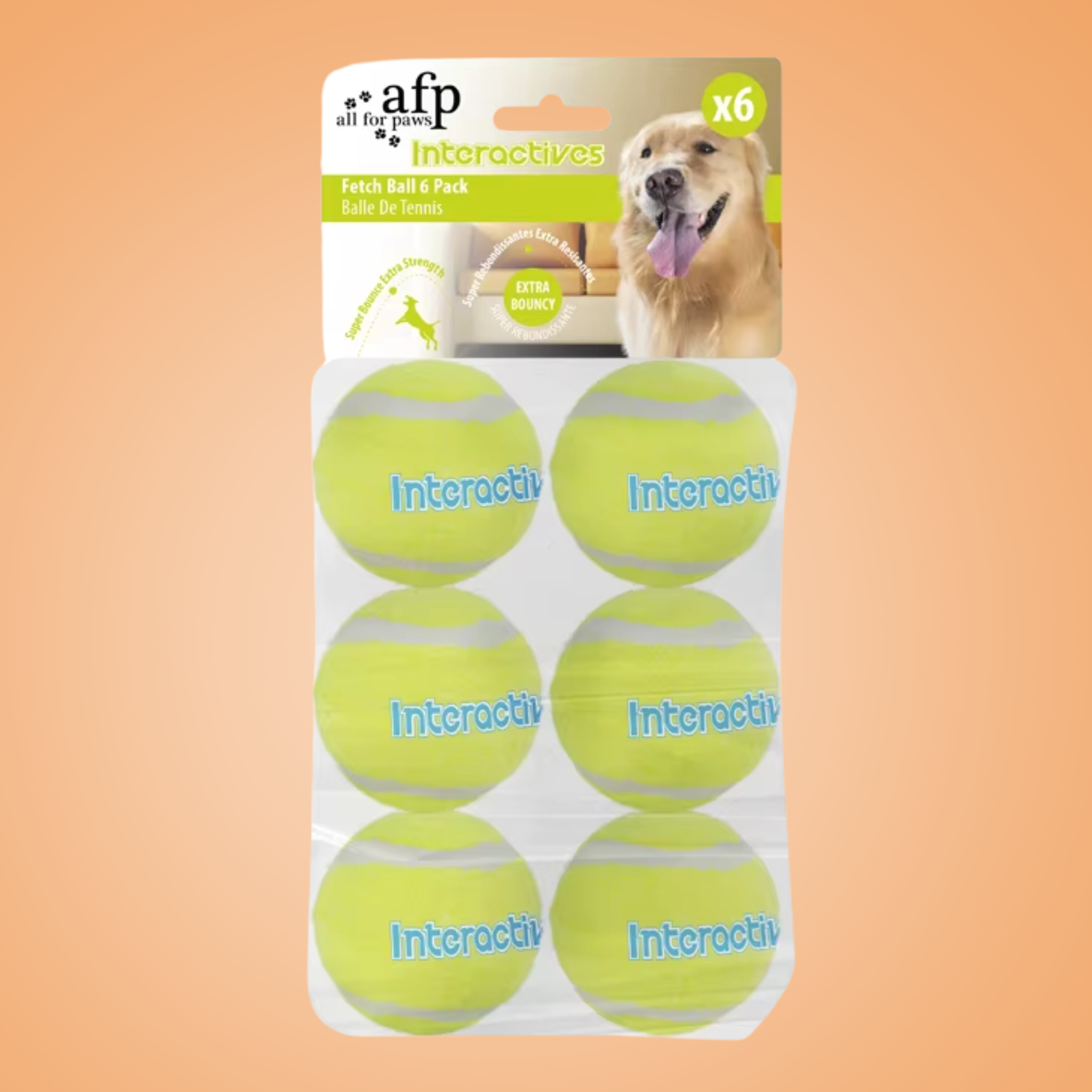 AFP Fetch’N’Treat ballen (6x)