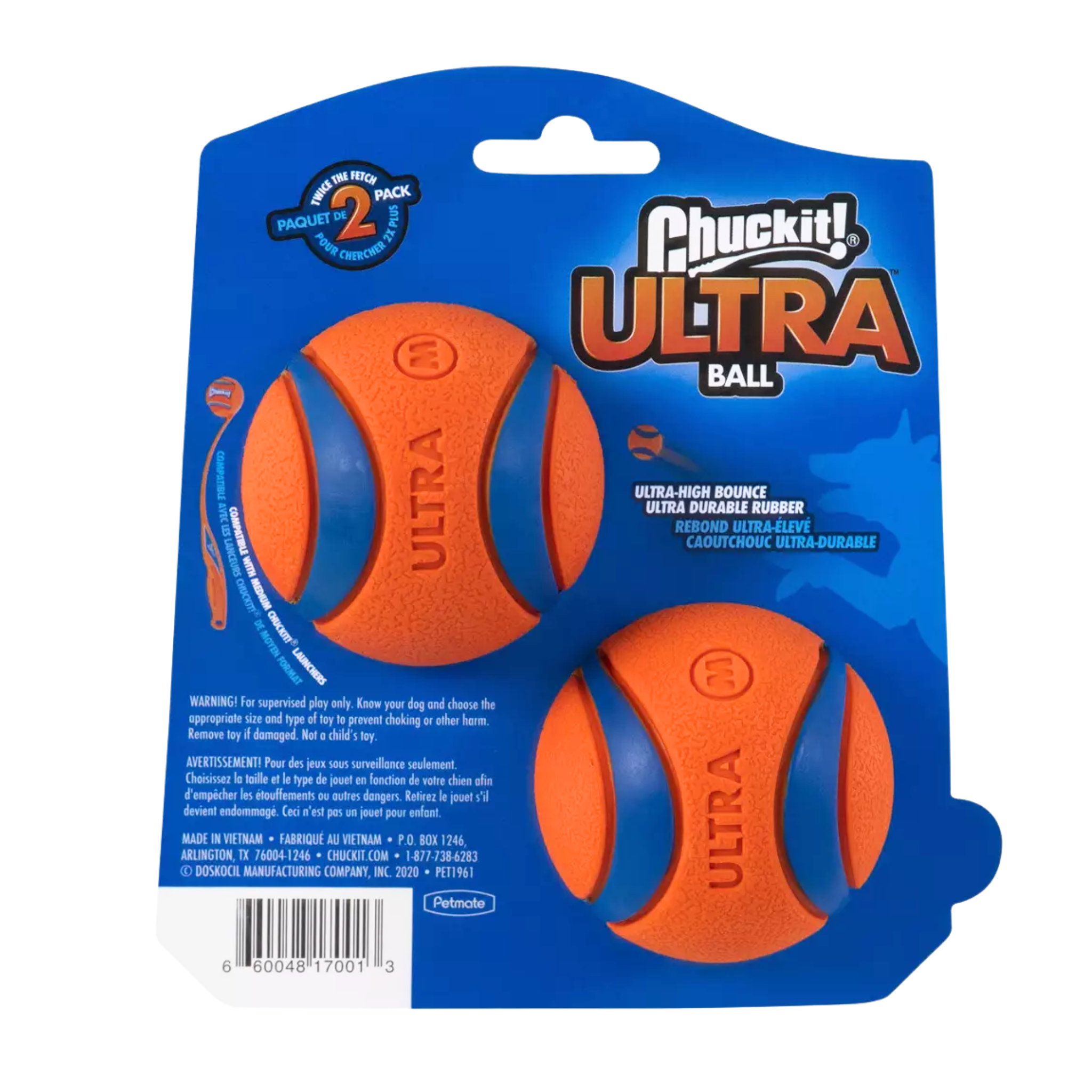 Chuckit! -  Ultra Ball M (2-pack)