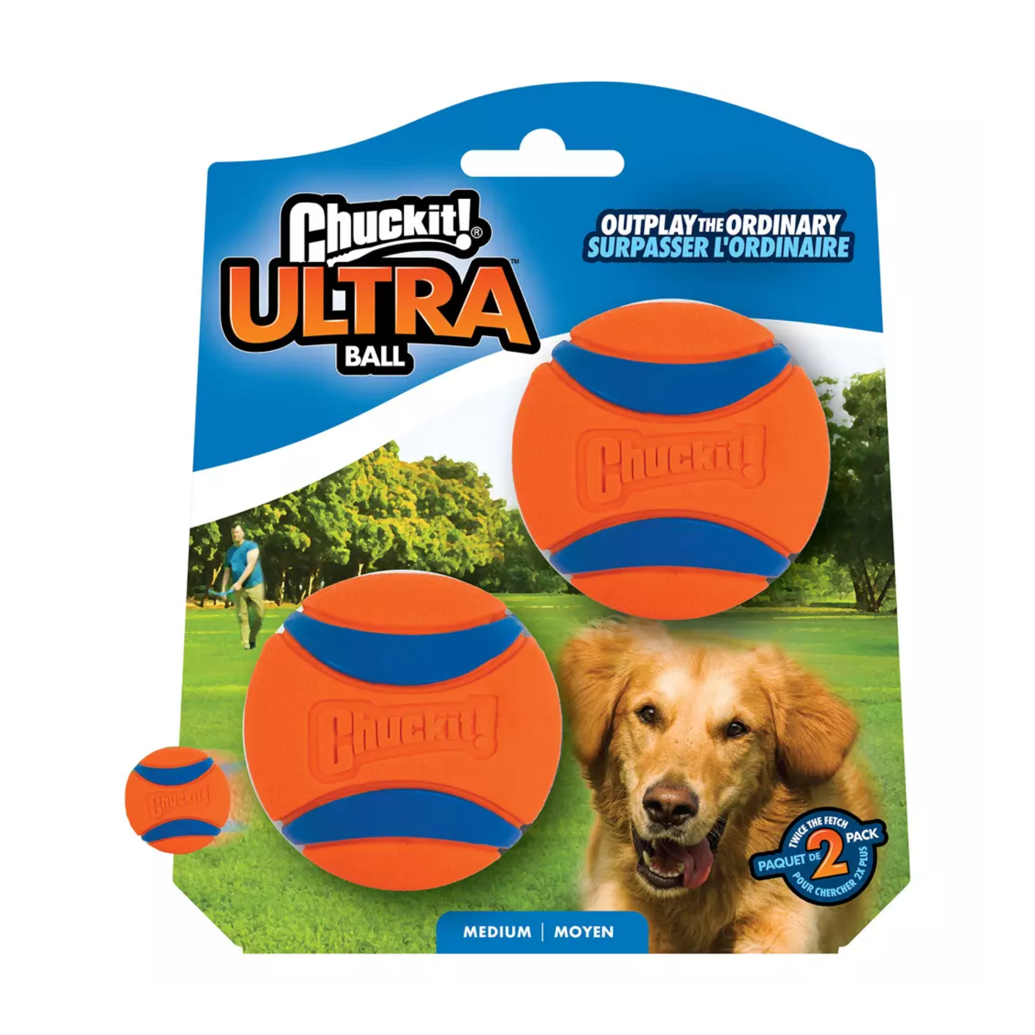 Chuckit! -  Ultra Ball M (2-pack)