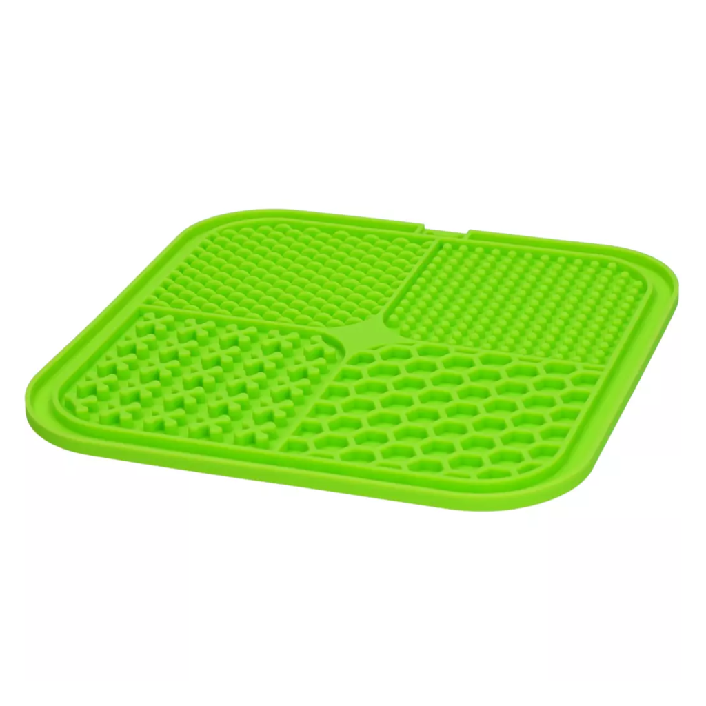 Eat Slow Live Longer - Lick Mat Quad Groen