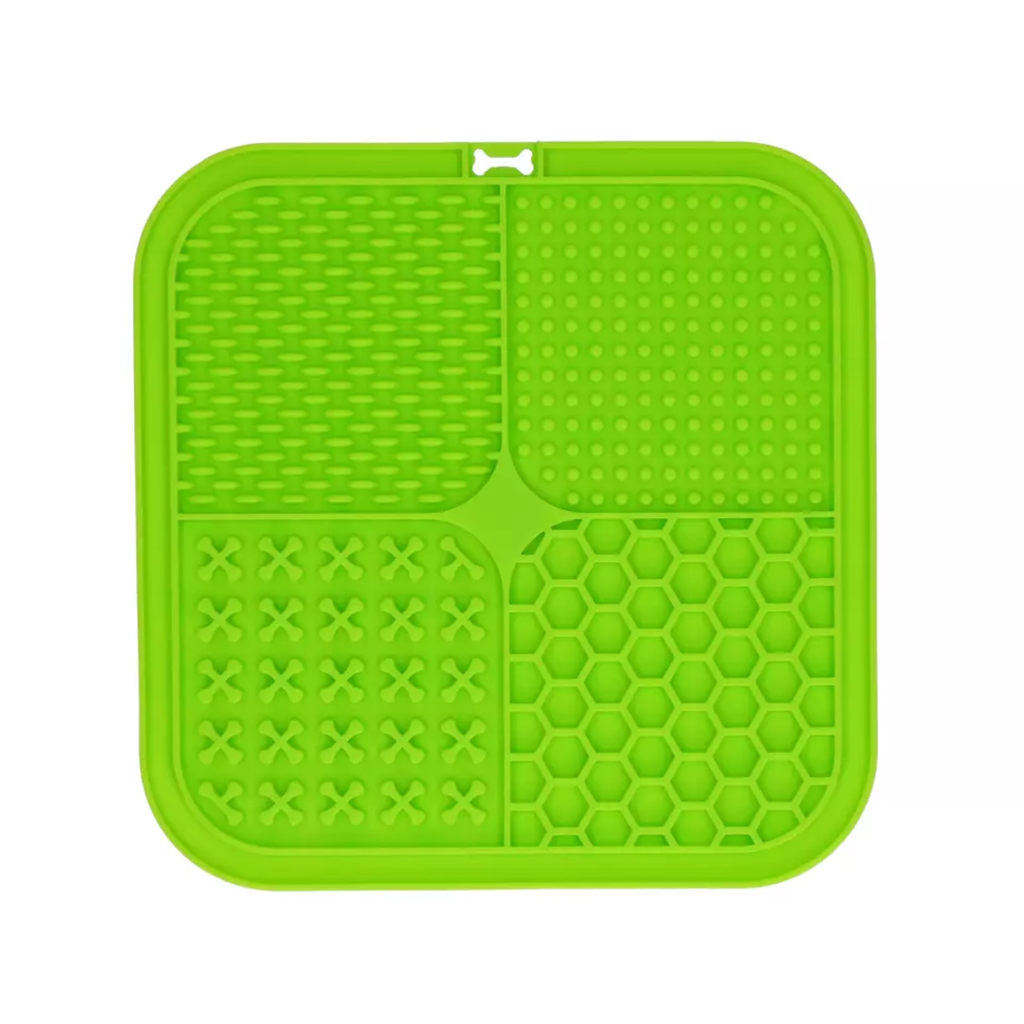 Eat Slow Live Longer - Lick Mat Quad Groen