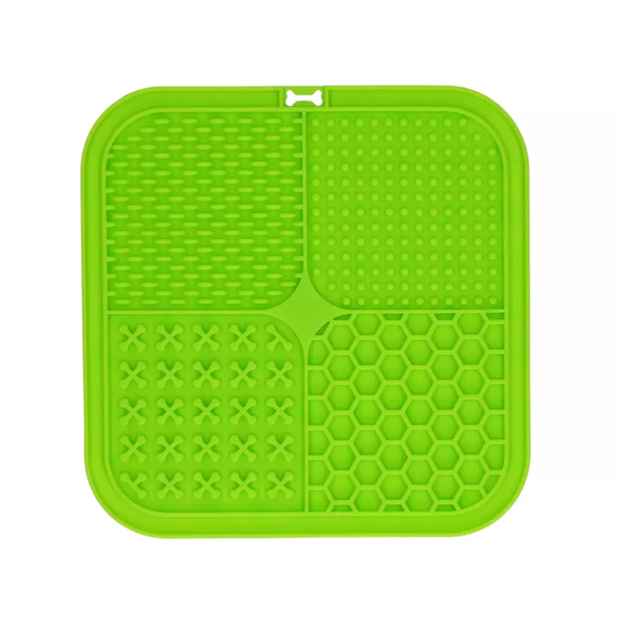 Eat Slow Live Longer - Lick Mat Quad Groen