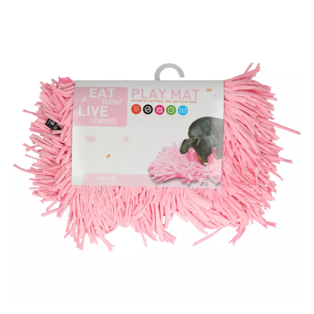 Eat Slow Live Longer - Play Mat Roze